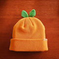 Orange Sprout Leaf Beanie