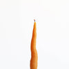 Carrot Taper Beeswax Candle Artifaqt (pair)