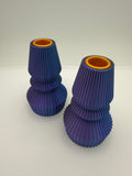 Tapered Ridge Candlesticks - Evil Queen