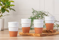 Moroccan Beldi Ceramic Cups Small - White